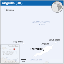 Location of Anguilla