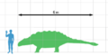Ankylosaurus scale
