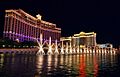 Bellagio Fountains at night