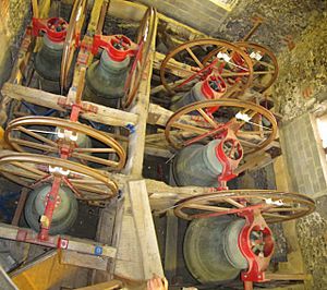 Bells in the tower - geograph.org.uk - 1369287