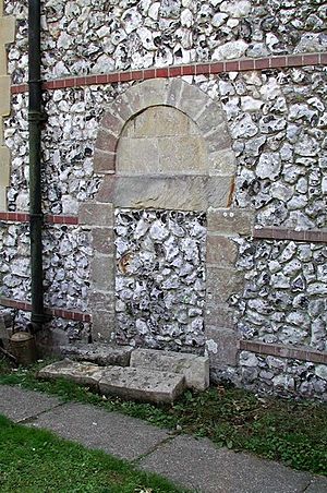 Blocked North Doorway at All Saints Church, Patcham (Geograph Image 1649125 d37ae477)