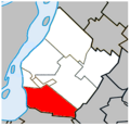 Brossard Quebec location diagram