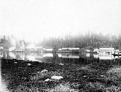 North Pacific Trading and Packing cannery in Klawak, early 20th century