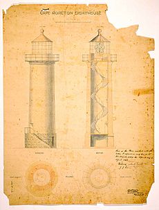 Cape Moreton Lighthouse, 1854