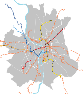 Carte de transport en commun de Toulouse