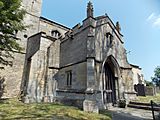 Corby Glen St John's - porch