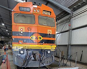 Diesel locomotive '704' with Co-Co wheel arrangement, built by A.E.Goodwin