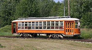 Eastern Mass. Street Railway car 4387 at Seashore