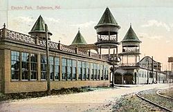 Electric Park 1907 Baltimore-entranceway