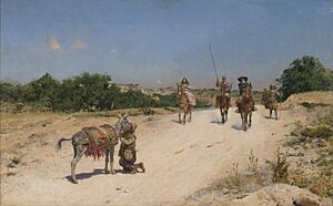 Encuentro de Sancho Panza con el Rucio, Museo del Prado