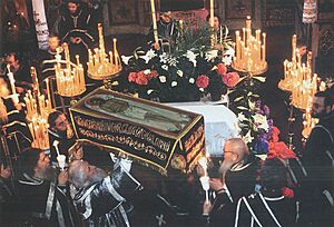 Epitaphios Procession Beginning at Great Saturday Mattins