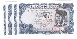 Estado español, Banco de España 500 pesetas 20834