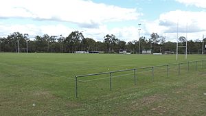 Football field, Greenbank, 2014