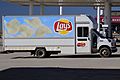 Frito-Lay Lay's branded Ford E-350 truck in Rawlins, Wyoming