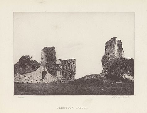 Gleaston Castle in the 1870s