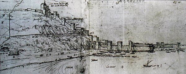 Gibraltar northern approach 1567