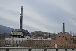 Former Appalachian Power plant on the New River