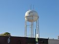 Grapevine Water Tower from Main Street, Oct 2012