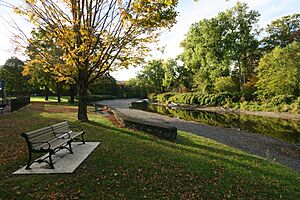 Green River at the Green River Swimming and Recreation Park, Greenfield MA