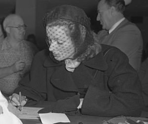 Greta Garbo in 1950