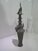 Gu wine cup (bronze, Western Han) - Yunnan Provincial Museum - DSC02226