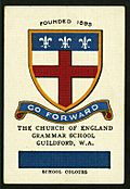 Guildford Grammar School cigarette card, circa 1920s