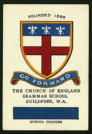 Guildford Grammar School cigarette card, circa 1920s