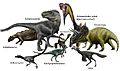 Hell Creek dinosaurs and pterosaurs by durbed