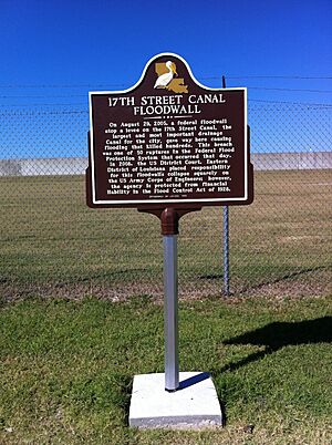 Historic Plaque-17th Street Canal Levee Breach