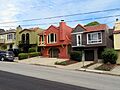 Houses on 36th Avenue in the Parkside District, September 2018