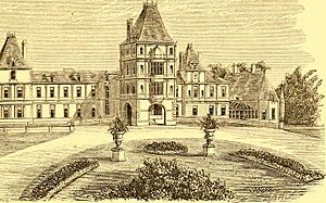 Image from page 394 of "Annals and antiquities of the counties and county families of Wales" (1872) – Wynnstay, frontal view