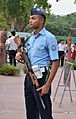 Indian Air Force Soldier guarding India Gate