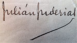 J.Juderías Unterschrift