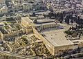 Jerusalem-2013(2)-Aerial-Temple Mount-Al-Aqsa Mosque (east exposure)