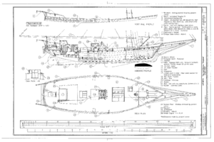 Kathryn deck plan and section