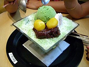 Korean shaved ice-Green tea bingsu-03