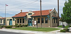 Las Cruces New Mexico Railroad Museum (cropped)