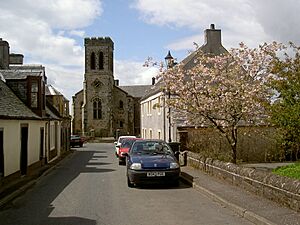 Main Street and church in Dunlop - geograph.org.uk - 2951750.jpg