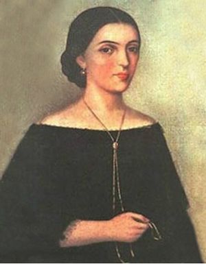 Manuela Sáenz (retrato de la época)