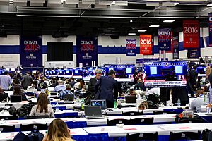 Media at First Presidential Debate 2016