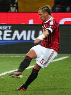 Mexes playing for Milan in 2011