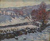 MuMA - Guillaumin - Paysage de neige à Crozant