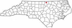 Location of Stovall, North Carolina