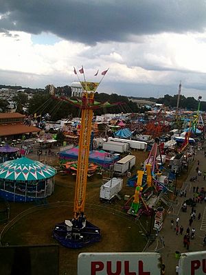 NC State Fair from Ferris Wheel