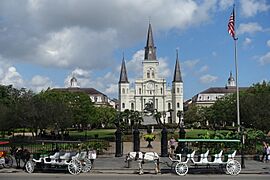 New Orleans early June 2023 - Cathedral and Jackson Square
