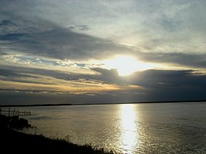 Parana atardecer