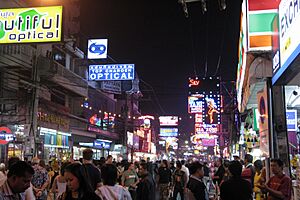 Pattaya, Walking Street at night, Thailand