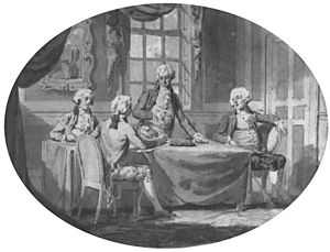 Plenipotentiaries of Britain, Holland, Prussia and Russia signing the Treaty of 1791 by Edward Dayes