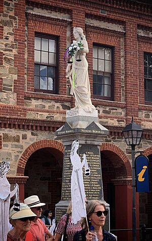 Port Adelaide Workers Memorial, Port Adelaide, 1 May 2021