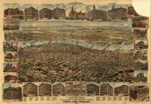 Portland Oregon in 1890